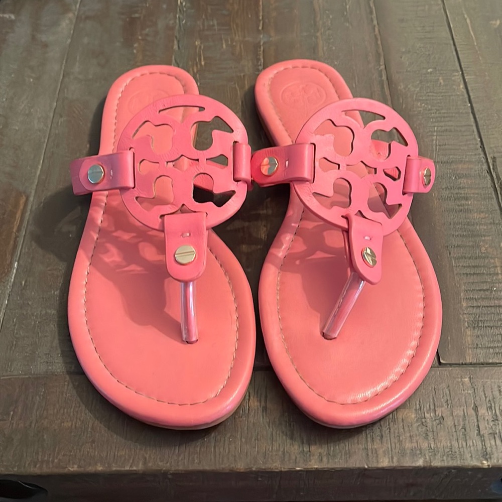 Miller style Tory Burch flip flops